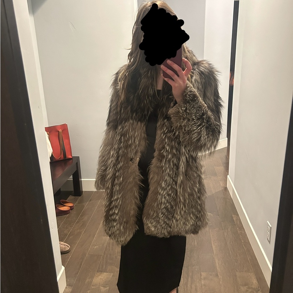 Women's Real Fox Fur Coat